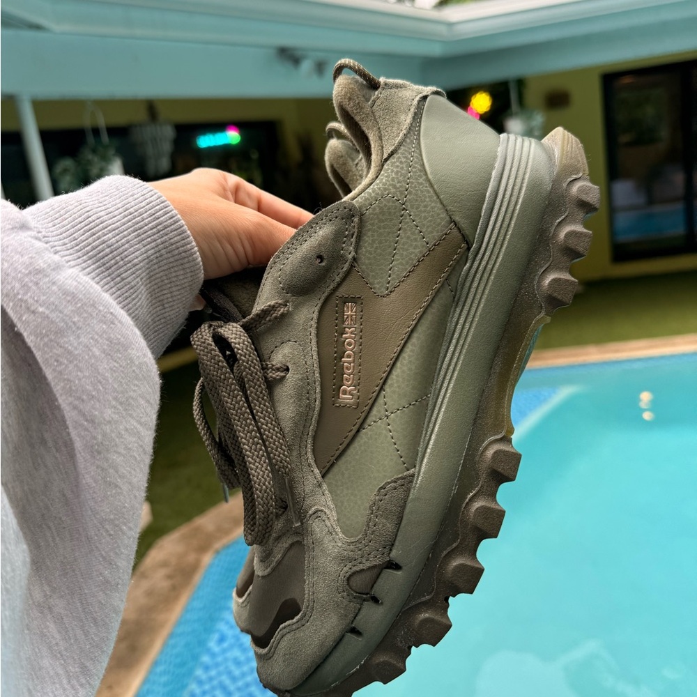 Cardi B x Reebok in Olive